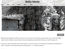 Tablet Screenshot of bellamorte.net